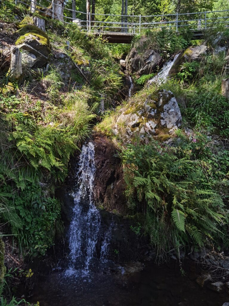 Erste Fallstufe beim Fahler Wasserfall